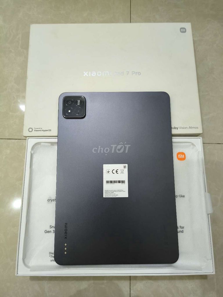 Xiaomi Pad 7 Pro 12GB/512 chính hãng VN đẹp 99%. Mua bán Máy tính bảng tại Quận 4 Tp Hồ Chí Minh được đăng bởi Quang Phuong hình 1