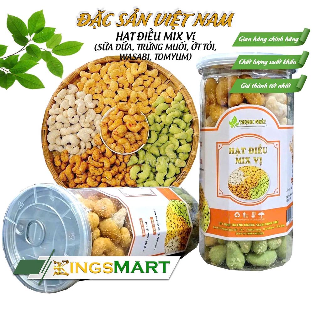 HẠT ĐIỀU MIX 5 VỊ