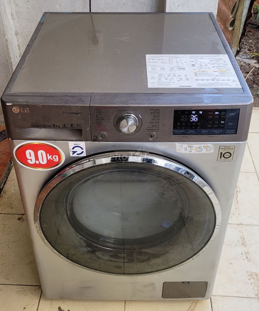 Máy giặt LG 9kg invecter cửa ngang tiết kiệm điện. Mua bán Máy giặt tại Huyện Gia Lâm Hà Nội được đăng bởi A hữu hình 1