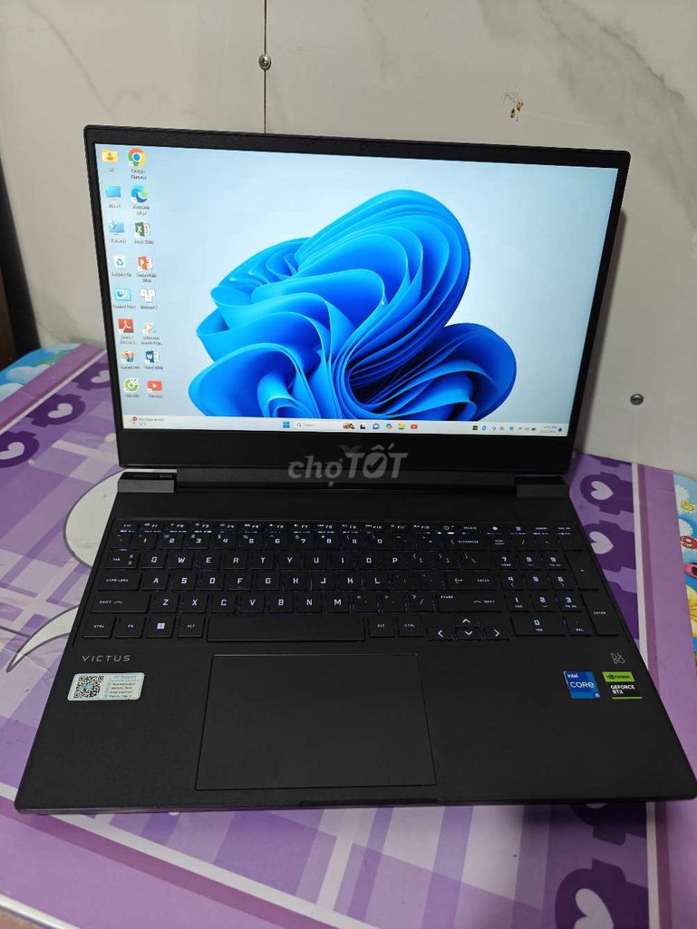 HP Victus 15 i5-12450H/16G/512G/RTX 2050/144Hz. Mua bán Laptop tại Quận 12 Tp Hồ Chí Minh được đăng bởi Cầm Đồ Thanh Lý hình 1