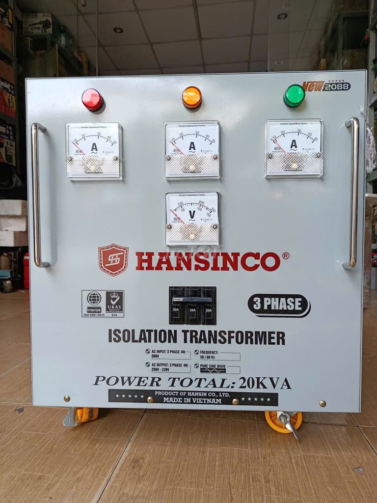 Biến áp cách ly Hansinco 20KVA. Mua bán Đồ chuyên dụng, Giống nuôi trồng tại Quận Tân Phú Tp Hồ Chí Minh được đăng bởi Phước hình 1