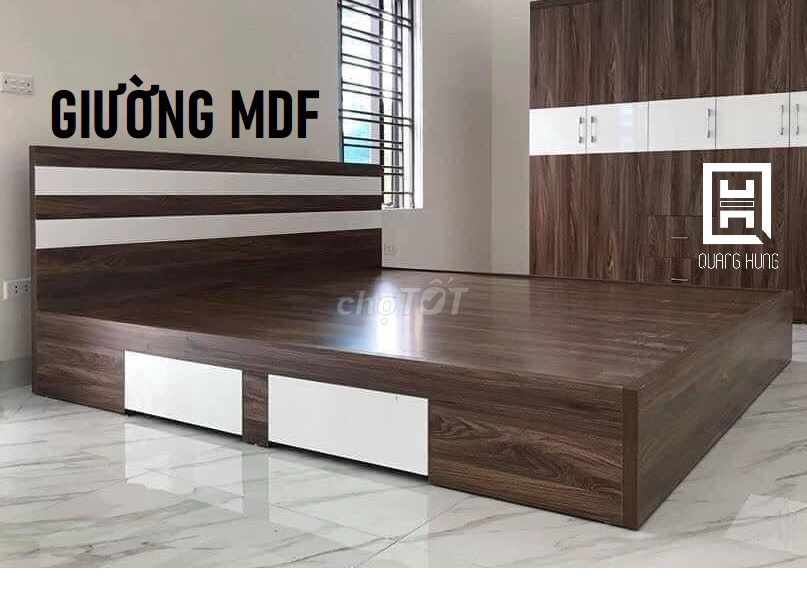 GIƯỜNG MDF-GIƯỜNG MDF=GIƯỜNG MDF=GIƯỜNG MDF$GIƯỜNG. Mua bán Giường, chăn ga gối nệm tại Thành phố Thủ Đức Tp Hồ Chí Minh được đăng bởi NỘI THẤT NHÀ XINH hình 1