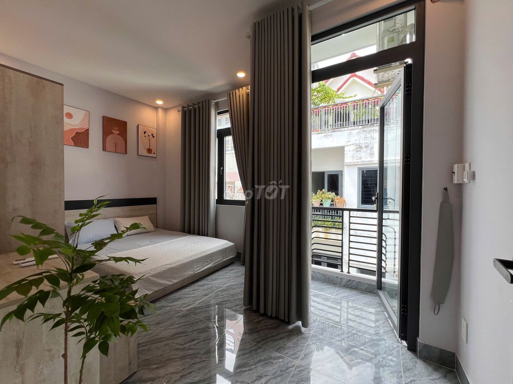[SIÊU PHẨM Q4] CHDV 1PN Ban Công Rộng Full Nội Thất Cao Cấp 8tr/tháng.