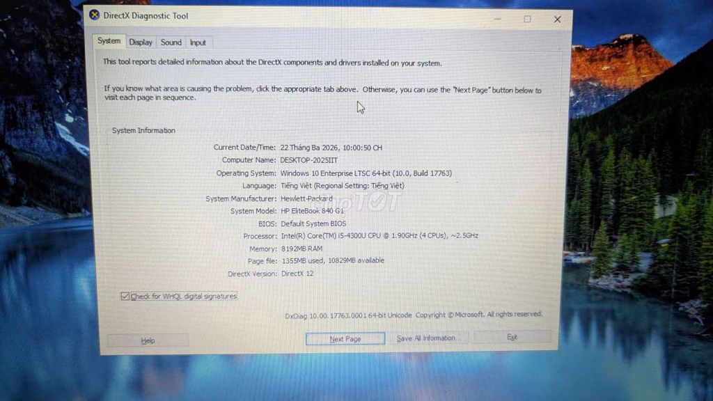 HP EliteBook 840 G1 i5 8GB Đen. Mua bán Laptop tại Quận Cẩm Lệ Đà Nẵng được đăng bởi Mai hình 1
