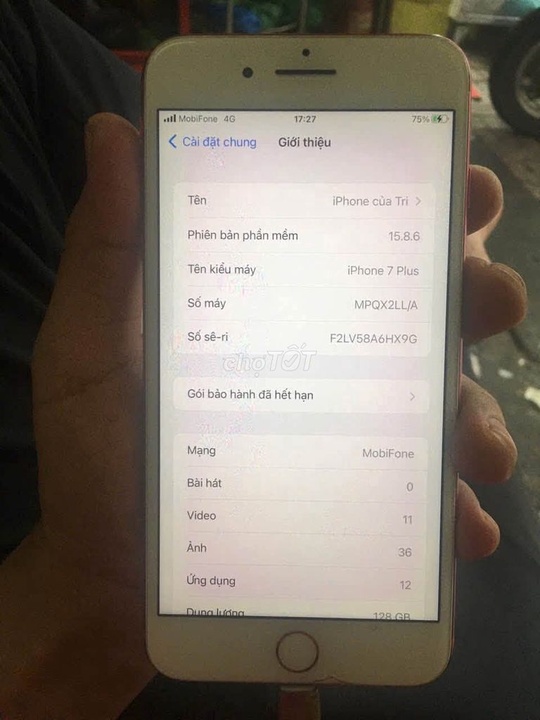 Apple iPhone 7 Plus 128GB Đỏ. Mua bán Điện thoại tại Quận 1 Tp Hồ Chí Minh được đăng bởi Hội Đồ Điện Tử hình 1