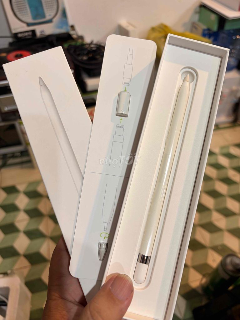 Bút cảm ứng Apple Pencil 1 Trắng Còn mới. Mua bán Phụ kiện (Màn hình, Chuột...) tại Quận 3 Tp Hồ Chí Minh được đăng bởi hai tran hình 1