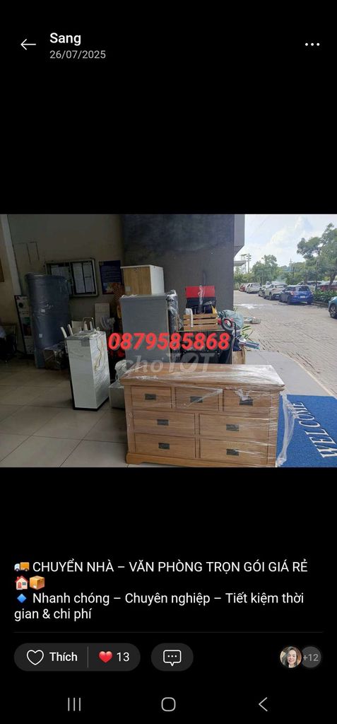 Dịch vụ chuyển nhà trọn gói Thành Hưng. Dịch vụ chuyển nhà tại Quận Bình Tân Tp Hồ Chí Minh được đăng bởi Chuyển nhà trọn gói Thành Hưng  hình 1