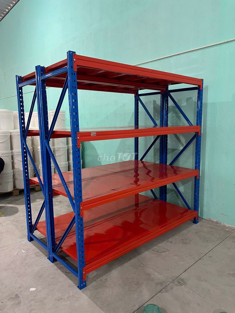 Kệ kho Kim loại 4 tầng 2000x600x2000mm 300kg. Mua bán Tủ, kệ gia đình tại Quận 11 Tp Hồ Chí Minh được đăng bởi CÔNG TY NGỌC TÍN hình 1