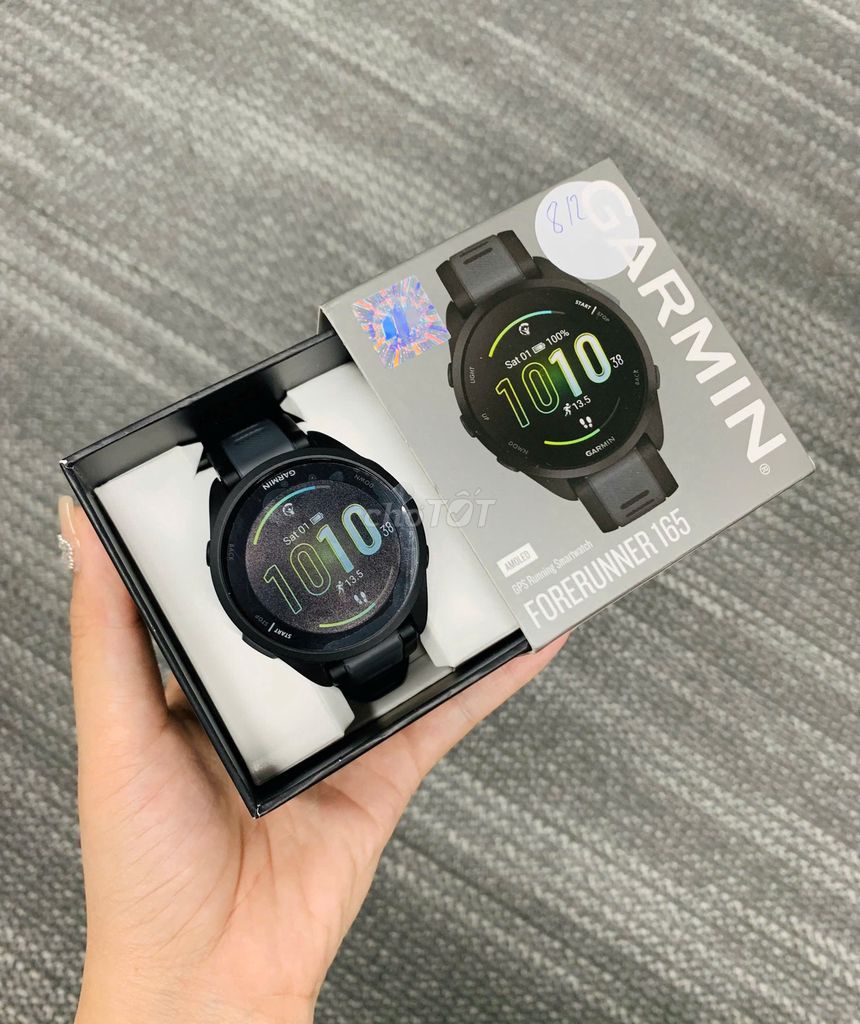 Garmin Forerunner 165 Đen Xám Fullbox. BHH 04/2028. Mua bán Thiết bị đeo thông minh tại Quận 10 Tp Hồ Chí Minh được đăng bởi CỬA HÀNG FASTMOBILE CHUYÊN ĐỒNG HỒ GARMIN hình 1