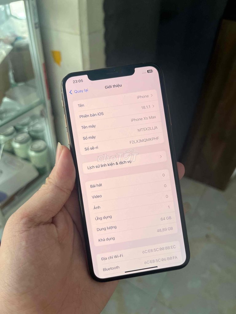 Apple iPhone Xs Max 64GB Vàng. Mua bán Điện thoại tại Thành phố Thủ Dầu Một Bình Dương được đăng bởi Bảo hình 1