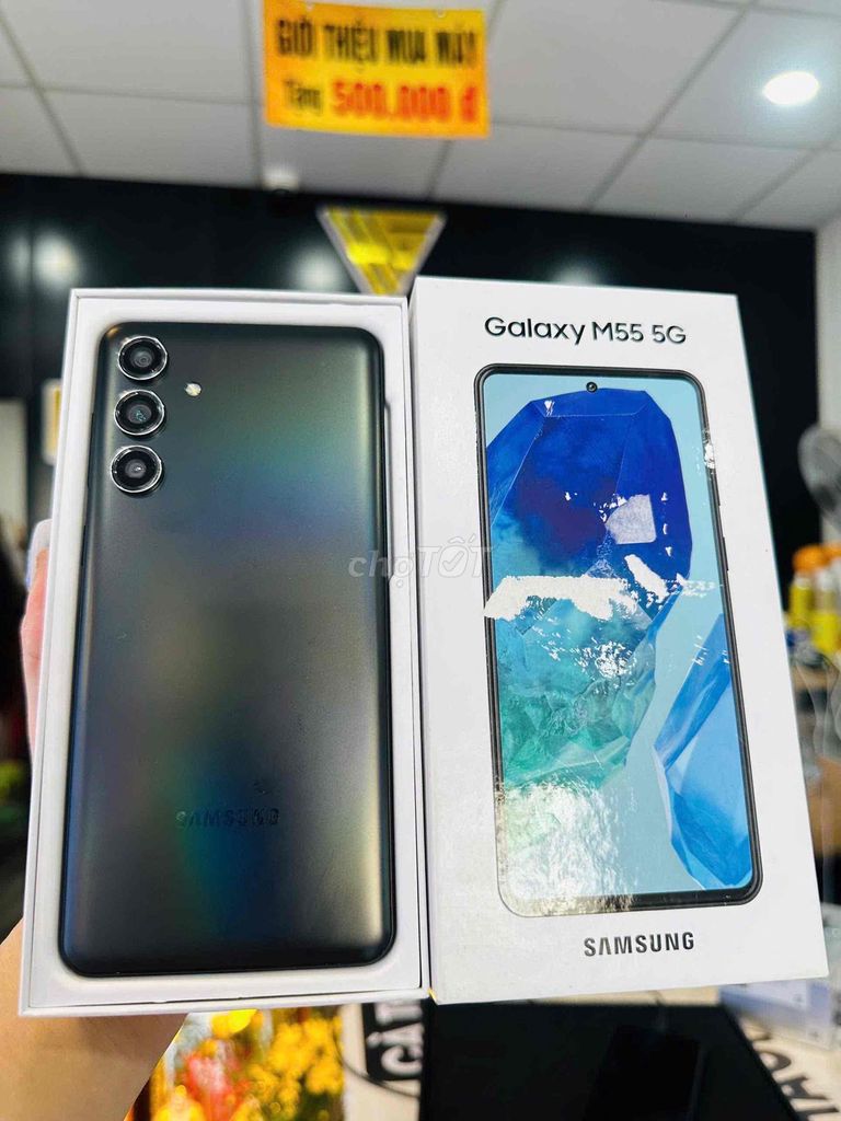 Samsung  M55 5G 256GB siêu iu❤️. Mua bán Điện thoại tại Thành phố Bến Tre Bến Tre được đăng bởi HươngGiangmobile hình 1