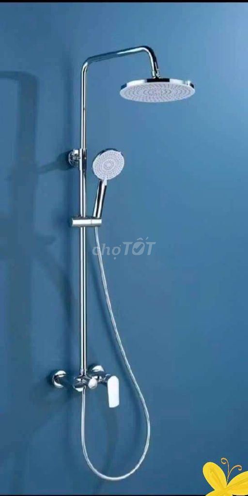 Bộ sen cây tắm đứng Đồng thau ABS Bạc Châu Âu. Mua bán Thiết bị vệ sinh, nhà tắm tại Quận Bình Tân Tp Hồ Chí Minh được đăng bởi NiNa SHOP hình 1