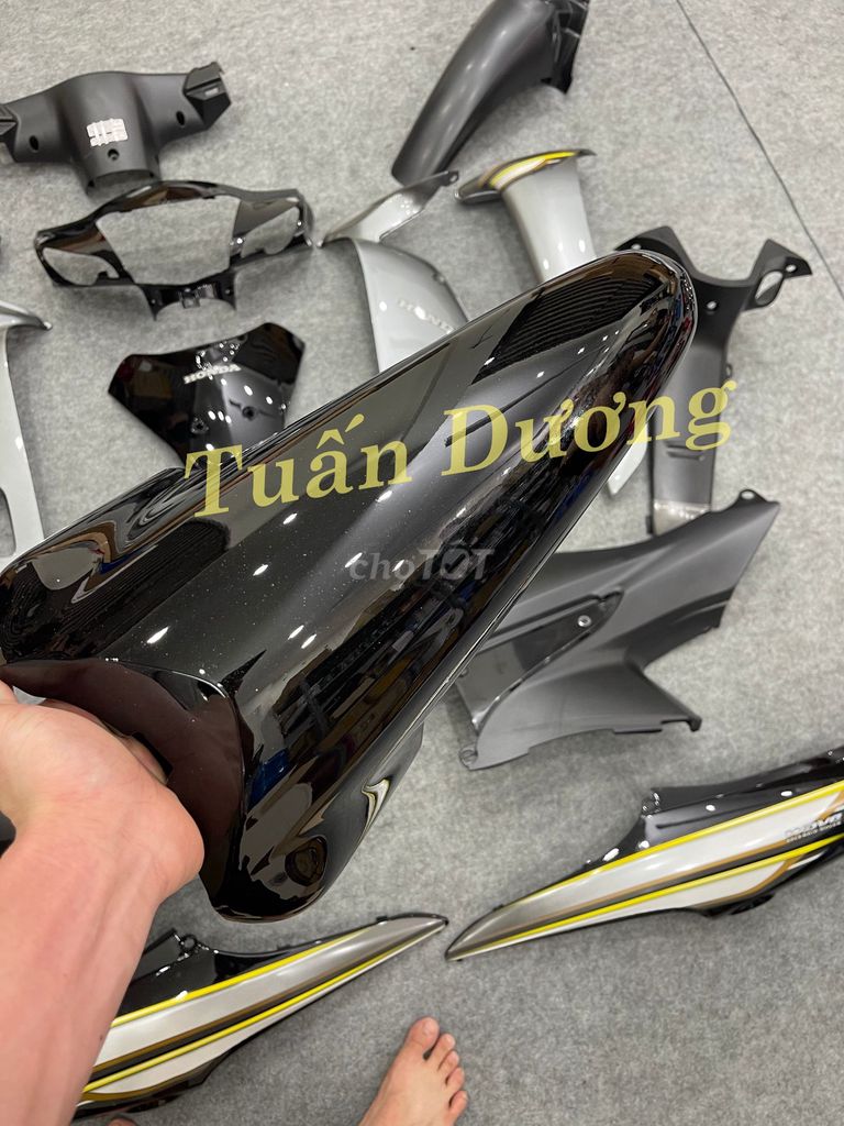 Wave S100 Đen - Dàn Áo Xe Wave Lớn Chuẩn Khung. Mua bán Phụ tùng xe tại Quận Hà Đông Hà Nội được đăng bởi Phụ Tùng Xe Tuấn Dương hình 3