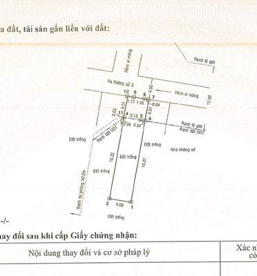Bán đất đẹp 1/ Đườg Số 3 (4m*19,3m~ 77m2) hẻm 6m gần TTTM Aeon Tân Phú