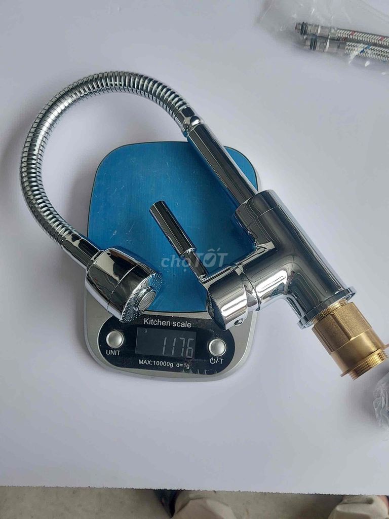 Vòi rửa bát nóng lạnh Bạc. Mua bán Thiết bị vệ sinh, nhà tắm tại Huyện Gia Lâm Hà Nội được đăng bởi Nguyễn Nghĩa hình 1