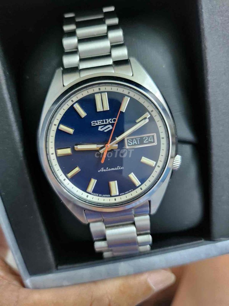 Đồng hồ Seiko 5 Nam Xanh dương. Mua bán Đồng hồ tại Huyện Cần Giuộc Long An được đăng bởi nhihuynh hình 1
