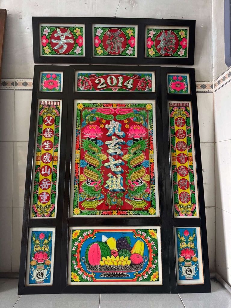 Tranh kính Nam Bộ Kính Đa màu