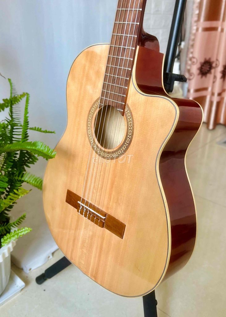 guitar classic CK-01w Top Solid, có ty, new 100%. Mua bán Nhạc cụ tại Quận Tân Phú Tp Hồ Chí Minh được đăng bởi GUITAR GIÁ TỐT TÂN PHÚ hình 1