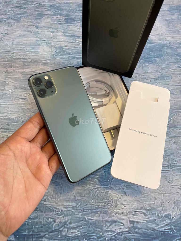 iPhone 11 Pro Max 512GB Xanh Đen QTế Zin Pin 90%