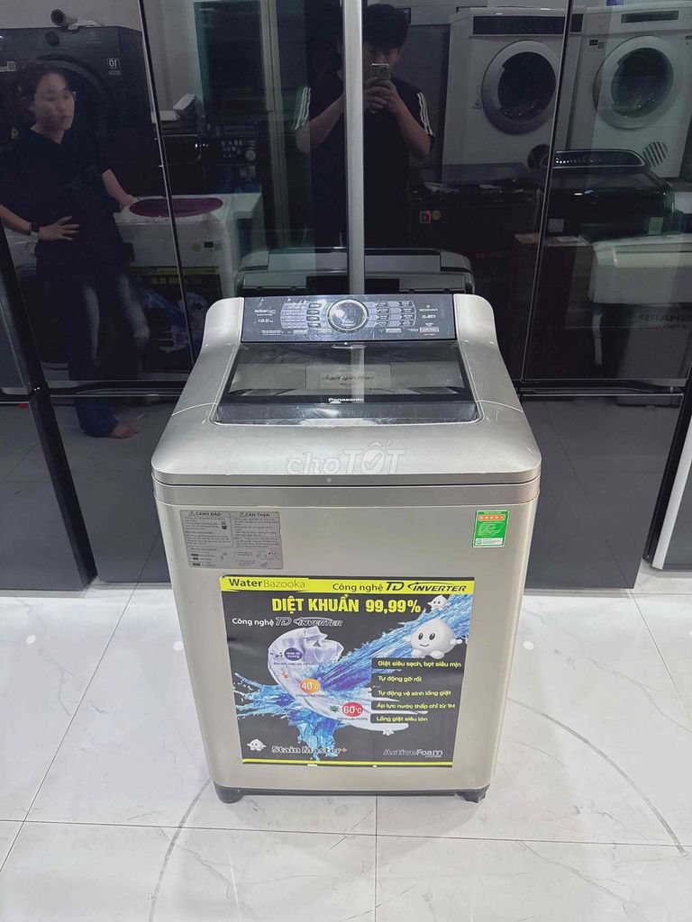 Máy giặt pana 13,5kg inverter, bao ship lắp 🤩🤩. Mua bán Máy giặt tại Quận Bình Thạnh Tp Hồ Chí Minh được đăng bởi Mỹ Trà Trần hình 1