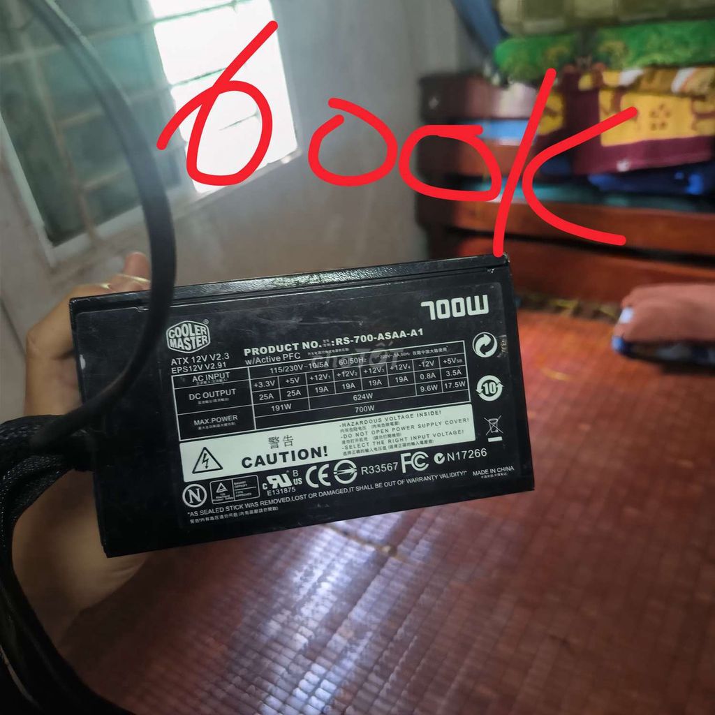 Nguồn Cooler Master 700w + nguồn 650w. Mua bán Linh kiện (RAM, Card...) tại Quận Thốt Nốt Cần Thơ được đăng bởi Nguyễn Thái Hưng hình 1