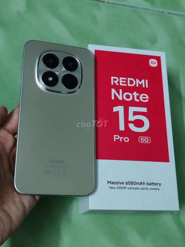 Xiaomi Redmi Note 15 Pro 5G 12GB/256GB Titanium. Mua bán Điện thoại tại Huyện Hóc Môn Tp Hồ Chí Minh được đăng bởi Nguyễn Trung Quân hình 1