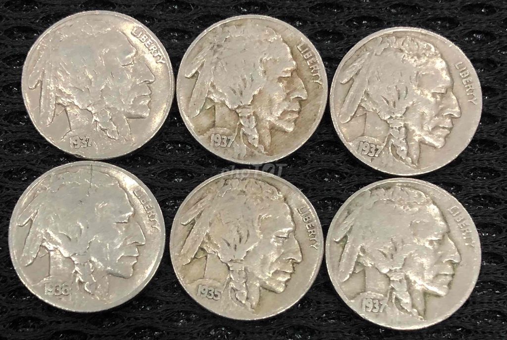 Tiền xu Mỹ 5 cent 1935-1937. Mua bán Đồ sưu tầm, đồ cổ tại Quận Bình Tân Tp Hồ Chí Minh được đăng bởi Charlie Tanu hình 1