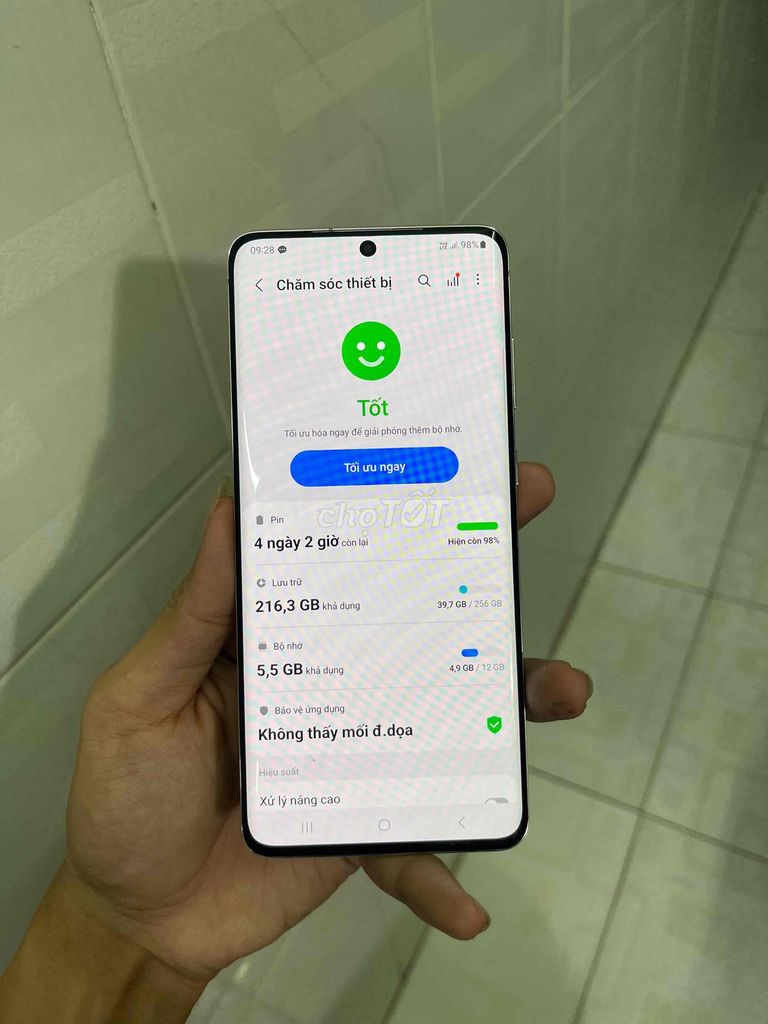 Samsung S20 Plus 5G 256GB Trắng. Mua bán Điện thoại tại Huyện Thoại Sơn An Giang được đăng bởi Nguyễn Minh hình 1