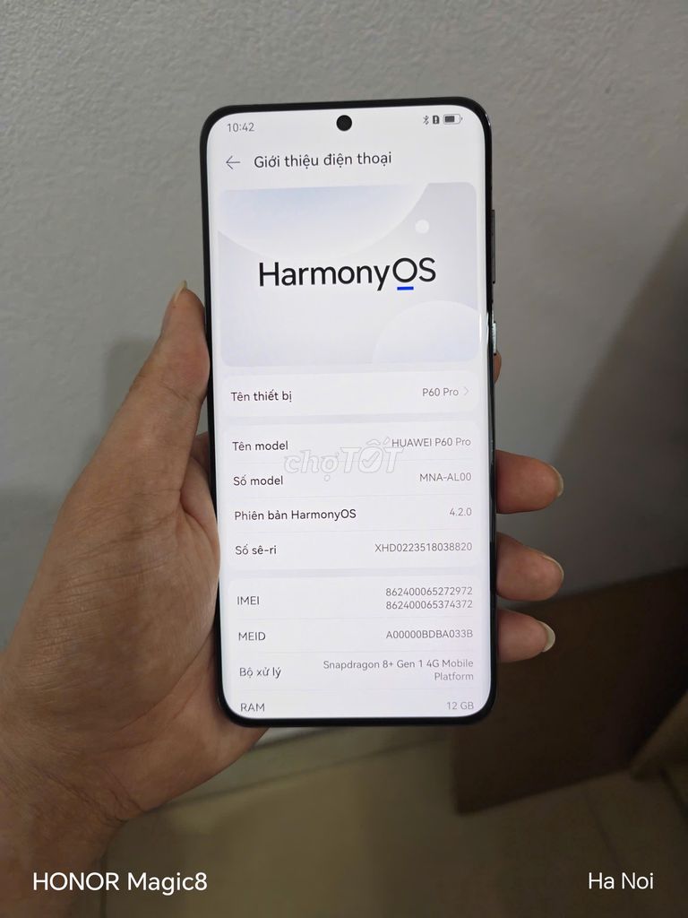 Huawei P60 Pro 256GB Đen. Mua bán Điện thoại tại Huyện Sóc Sơn Hà Nội được đăng bởi Vuong Xuan Hung hình 1