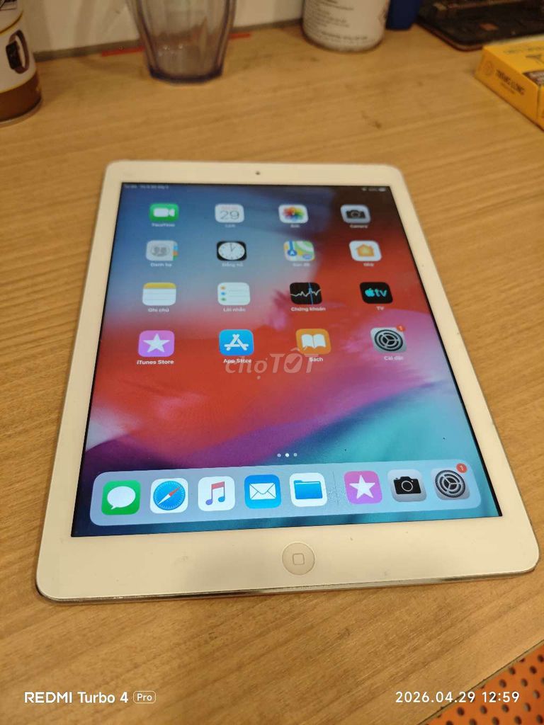 Apple iPad Air 16GB Bạc. Mua bán Máy tính bảng tại Quận Liên Chiểu Đà Nẵng được đăng bởi thuận kiều hình 1
