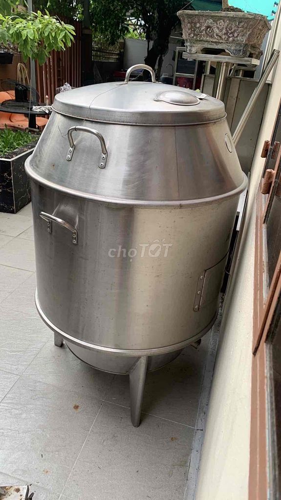 lu nướng inox cao khoảng 1,2m