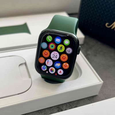 Apple Watch S7 41mm Green kèmbox Dây zin