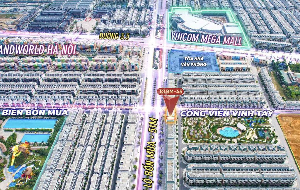 Shophouse VIP Mặt Đại Lộ Bốn Mùa OCP3. Mua bán nhà ở tại Huyện Văn Giang Hưng Yên được đăng bởi Nguyễn Văn Linh hình 1