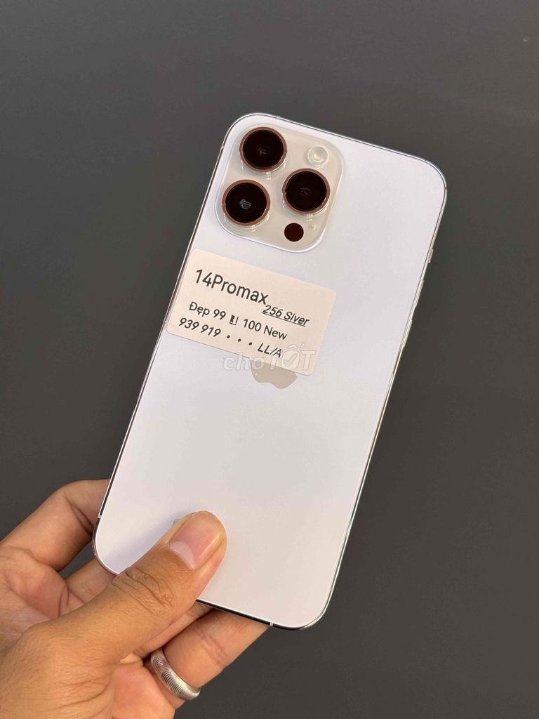 Apple iPhone 14 Pro Max 256GB Bạc 100%. Mua bán Điện thoại tại Quận Ninh Kiều Cần Thơ được đăng bởi DUY IPHONE  hình 1