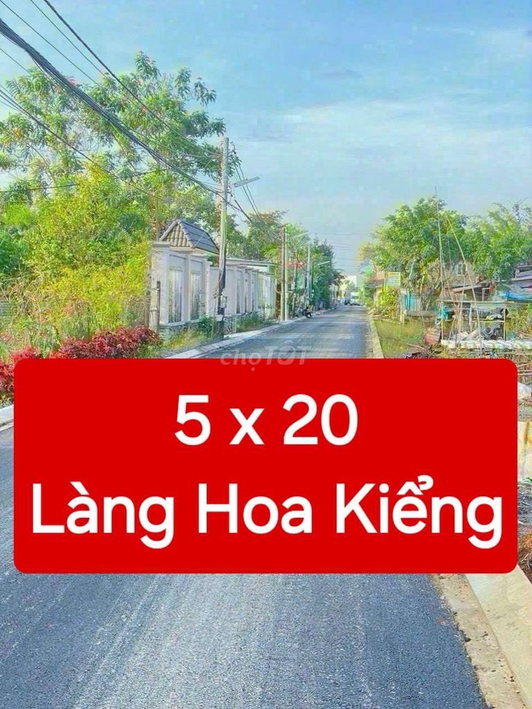 3 NỀN LIỀN KỀ - ĐƯỜNG LÀNG HOA KIỂNG - CHỢ BÀ BỘ