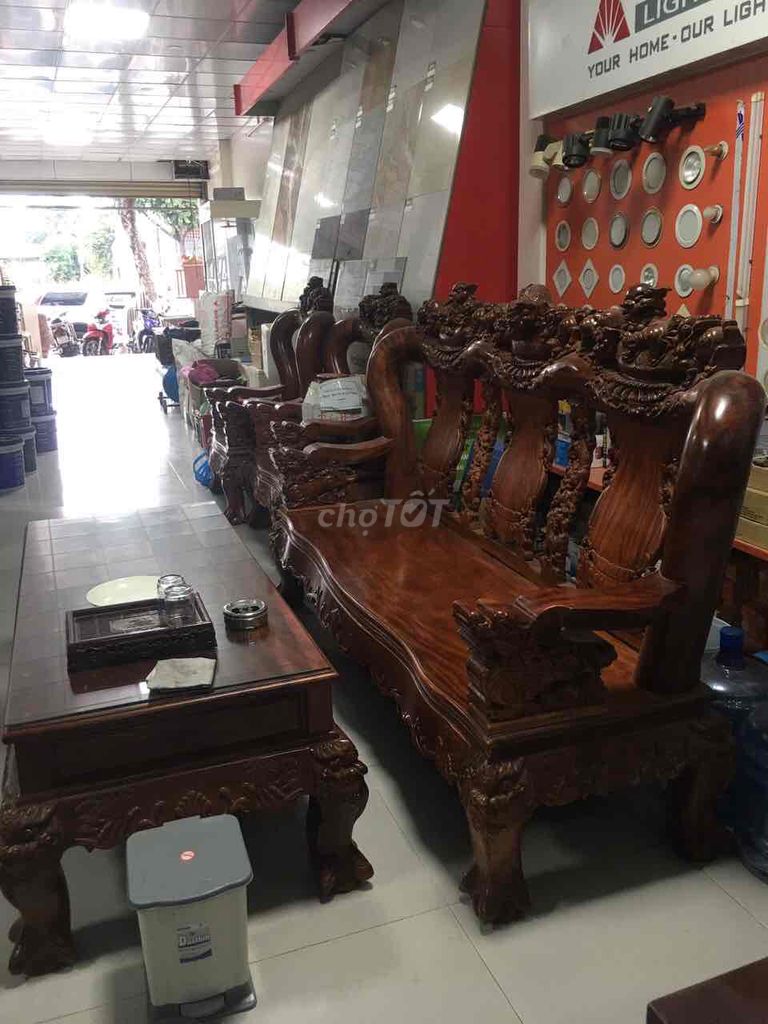 Bộ bàn ghế gỗ, xuất xứ Nam Định