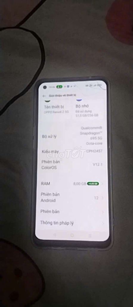 OPPO Reno8 Z 5G ram 8/ 256GB gl. Mua bán Điện thoại tại Quận Gò Vấp Tp Hồ Chí Minh được đăng bởi thái salem hình 1