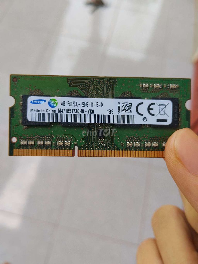RAM Laptop Samsung 4GB . Mua bán Linh kiện (RAM, Card...) tại Huyện Phù Mỹ Bình Định được đăng bởi Nam Cardlo hình 1