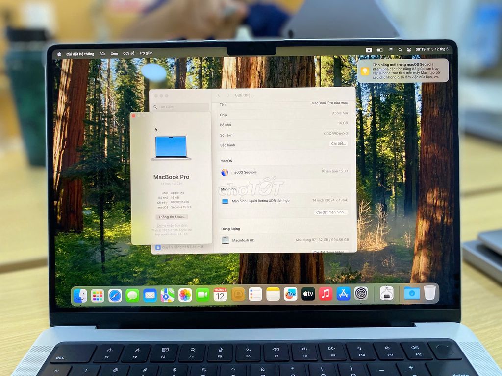 Macbook Pro 14inch Chip M4 Ram 16Gb SSD 1Tb. Mua bán Laptop tại Quận 10 Tp Hồ Chí Minh được đăng bởi Lapvn hình 1