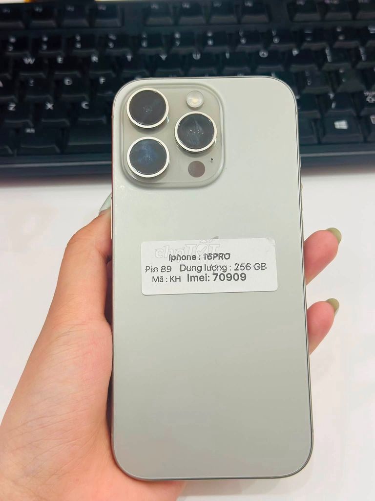 Apple iPhone 16 Pro 256GB Like New. Mua bán Điện thoại tại Quận 1 Tp Hồ Chí Minh được đăng bởi Hội Đồ Điện Tử hình 1