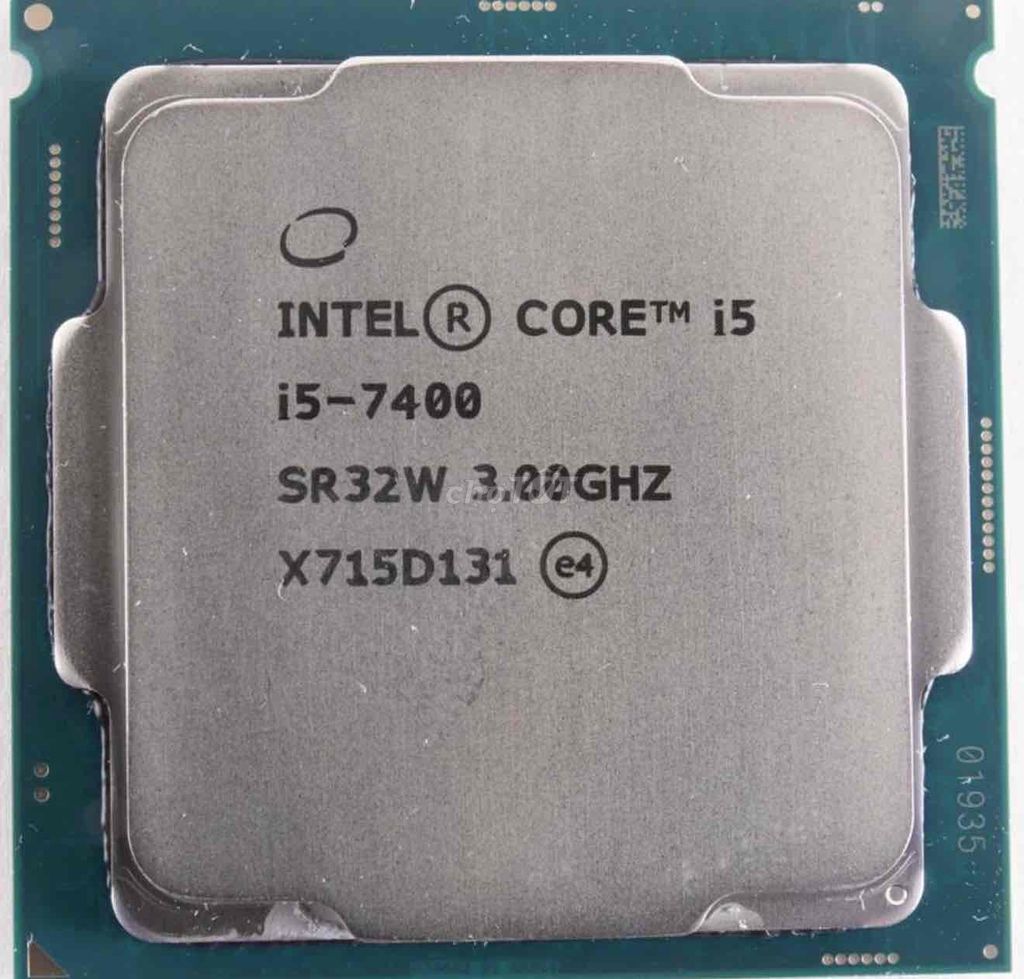 CPU Intel Core i5-7400 3.00GHz. Mua bán Linh kiện (RAM, Card...) tại Quận Tân Bình Tp Hồ Chí Minh được đăng bởi Nguyễn Hoàng Nhã  hình 1