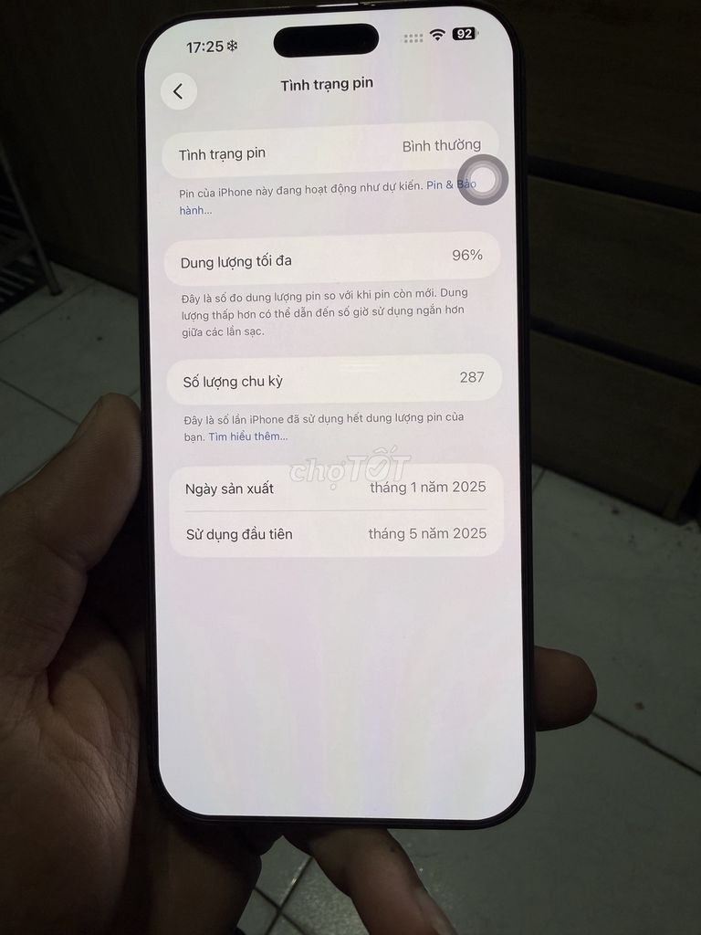 iPhone 16 Pro Max 256GB Sa mạc 98%. Mua bán Điện thoại tại Quận 6 Tp Hồ Chí Minh được đăng bởi Cường Đặng hình 1