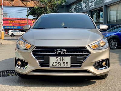 Hyundai Accent 1.4AT màu vàng be cuối 2020 17000km