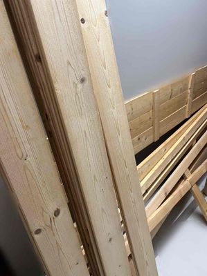 giường gỗ sồi còn rất mới