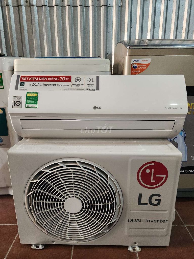 Máy lạnh LG Dual Inverter 1 HP Đã sử dụng. Mua bán Máy lạnh, điều hoà tại Thành phố Sóc Trăng Sóc Trăng được đăng bởi Điện Lạnh Hoàng Khải hình 1