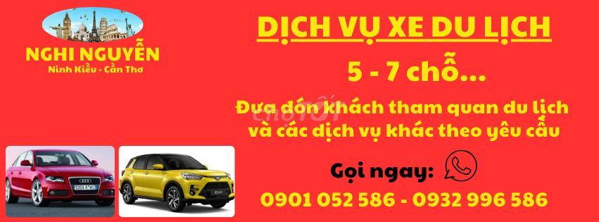 DỊCH VỤ DU LỊCH NGHI NGUYỄN – NINH KIỀU, CẦN THƠ