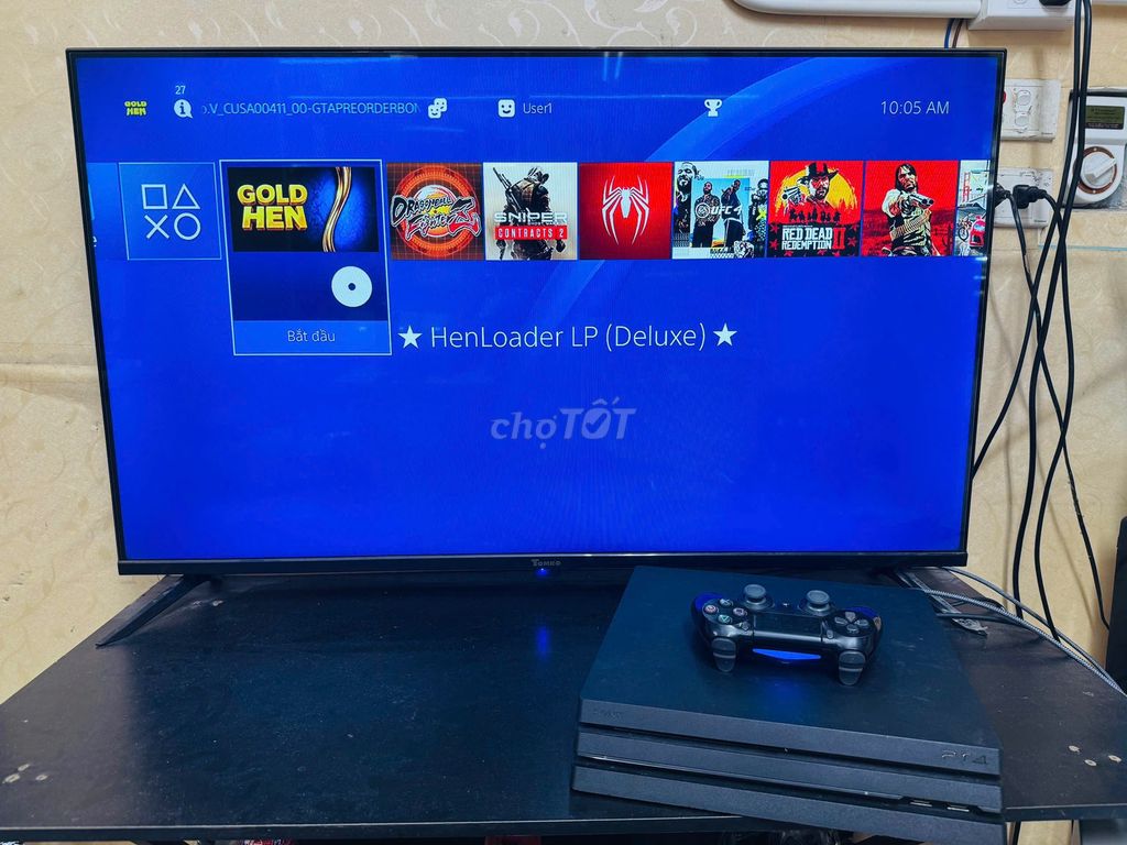 Máy chơi game Sony PS4 Pro 1TB HẮC ÁM CÀI FULL. Mua bán Thiết bị chơi game tại Quận Đống Đa Hà Nội được đăng bởi Tú Dybala hình 1