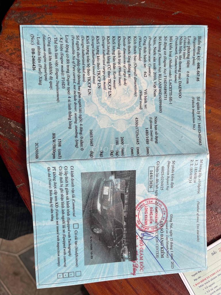 Daewoo Lacetti 2010 SE - 205000 km. Mua bán Ô tô tại Huyện Xuân Lộc Đồng Nai được đăng bởi Trị hình 11