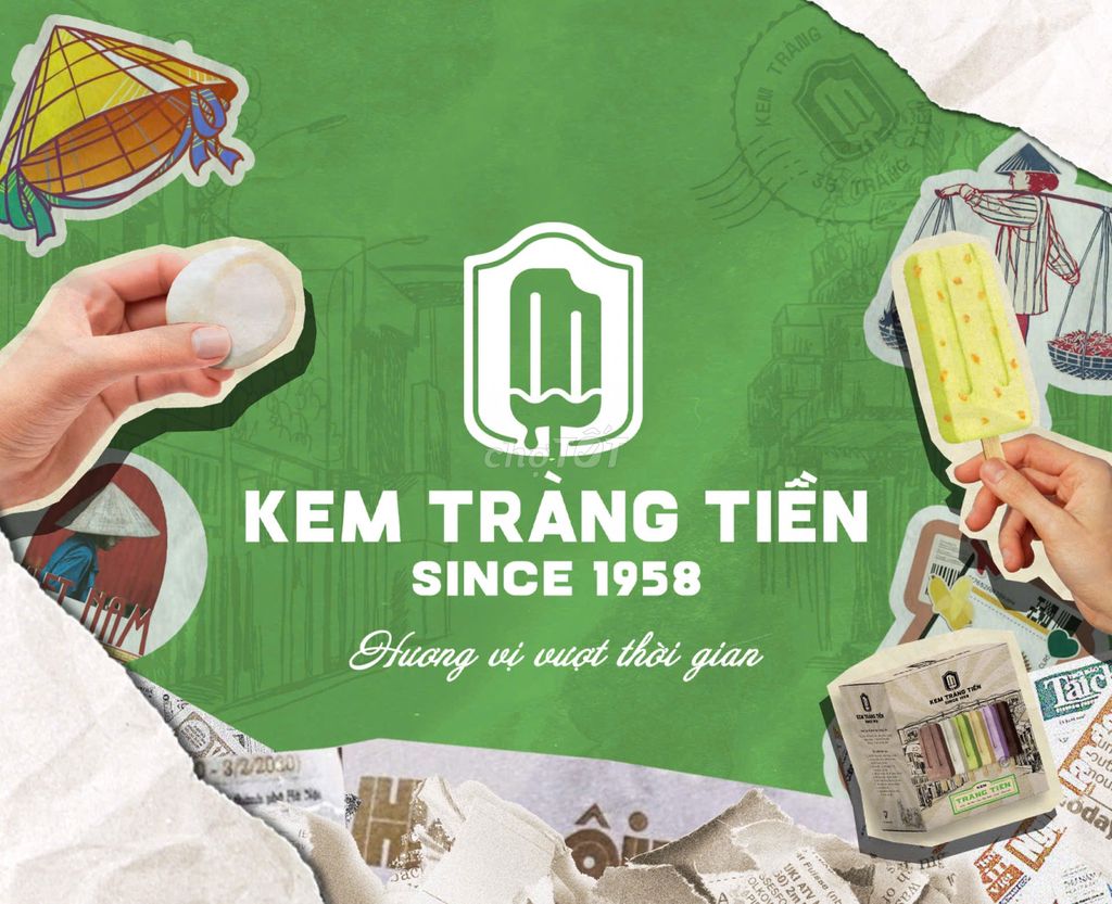 Kem Tràng Tiền 1958 đặc sản Hà Nội. Mua bán Đồ ăn, thực phẩm và các loại khác tại Quận 7 Tp Hồ Chí Minh được đăng bởi Kem Tràng Tiền Quận 7 hình 1