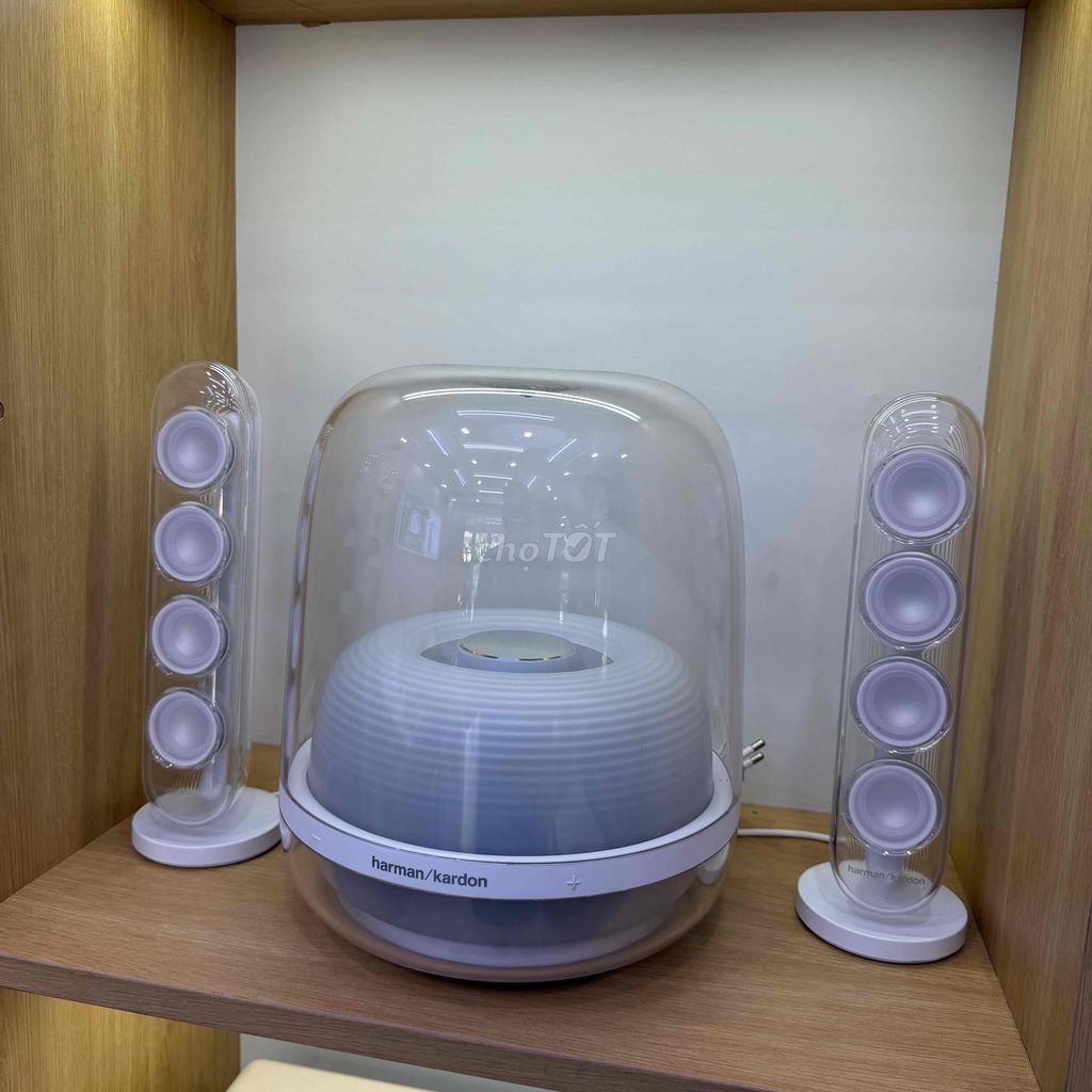 Harman Kardon SoundStick 4 Trắng. Mua bán Tivi, Âm thanh tại Quận Thanh Khê Đà Nẵng được đăng bởi 515 STORE 515 Trần Cao Vân TRẢ GÓP BAO ĐẬU hình 1